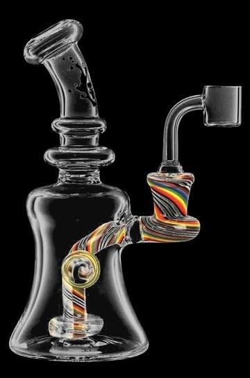 Pulsar Striped Spiral Bell Rig – Buy Exclusive Glass Art Online